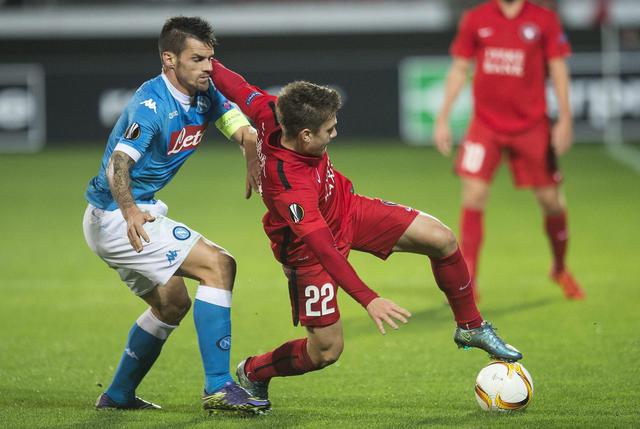 Il Napoli batte 4-1 il Midtjylland